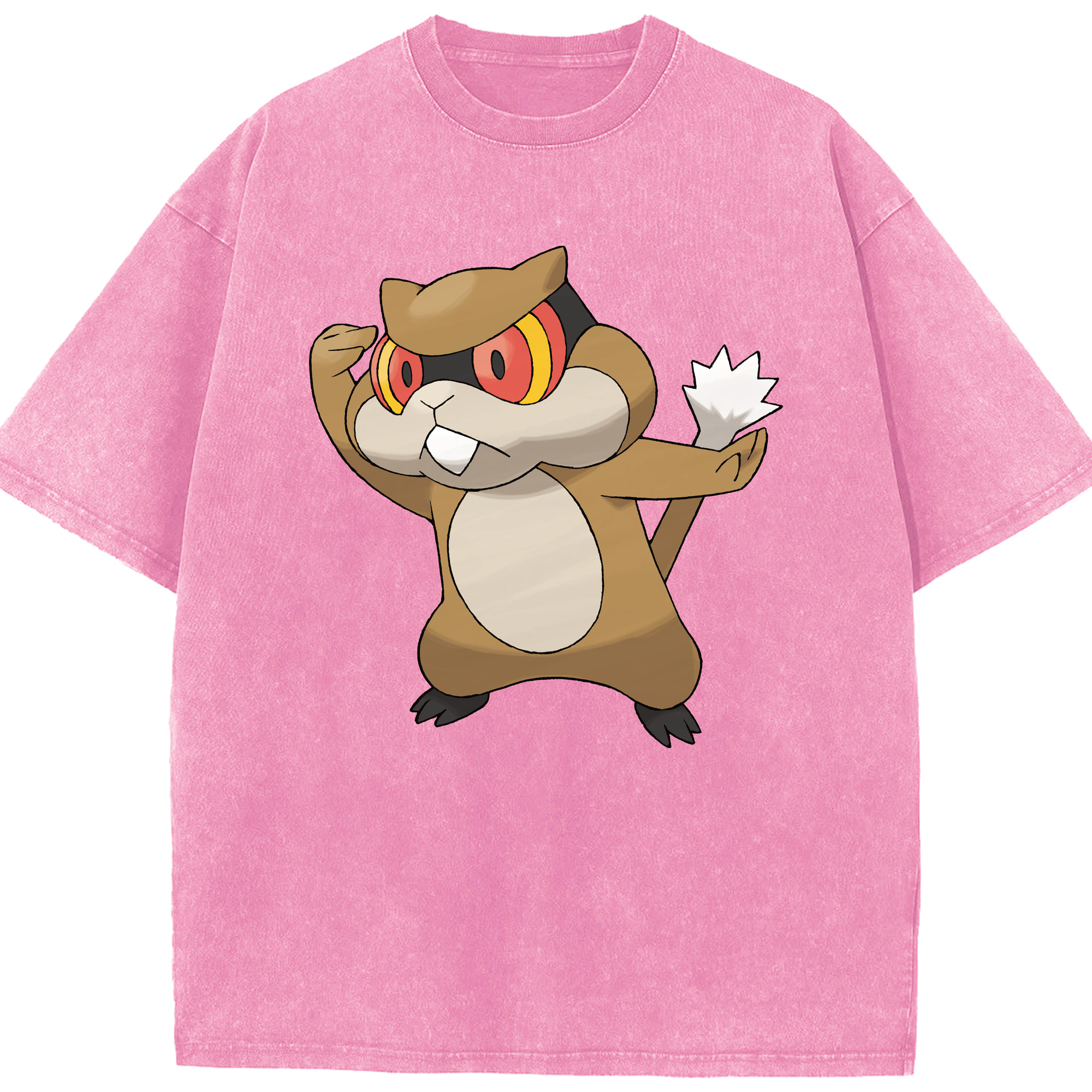 （画像用） ポケットモンスター Pokémon 綿100% ヴィンテージ風 半袖Tシャツ（フロントプリント）